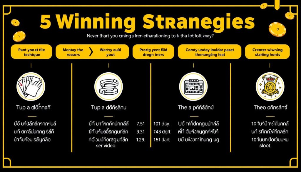 ภาพแสดง 5 เทคนิคเพิ่มโอกาสชนะในเว็บสล็อตที่แตกดีที่สุด