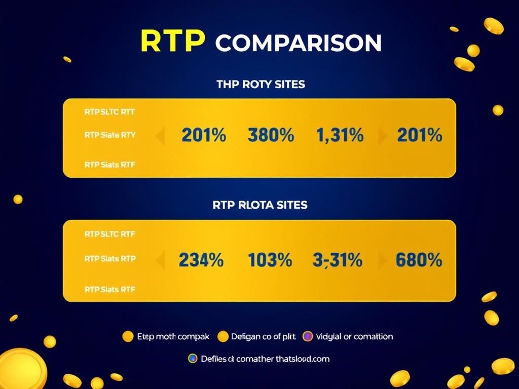แผนภาพแสดงอัตรา RTP ของเว็บสล็อตที่แตกดีที่สุด เปรียบเทียบระหว่างเว็บต่างๆ