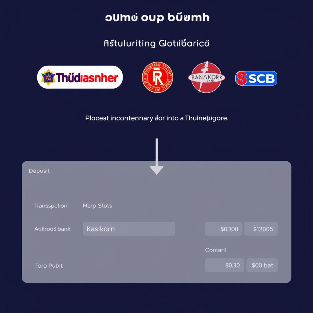 การโอนเงินผ่านธนาคารสำหรับเล่นเกมสล็อตออนไลน์ได้เงินจริง