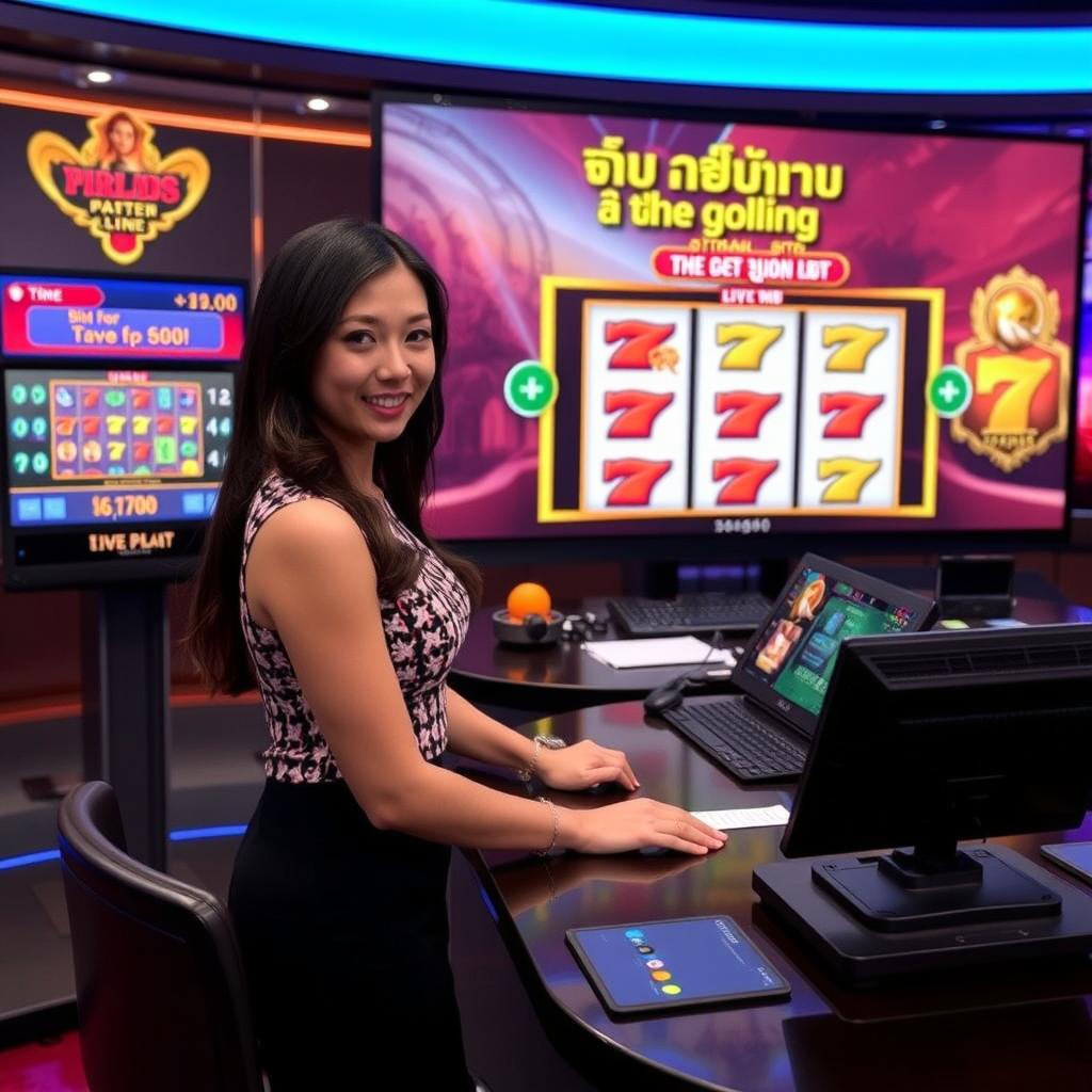 สล็อตออนไลน์แบบ Live Dealer ที่มีดีลเลอร์จริงดำเนินเกม