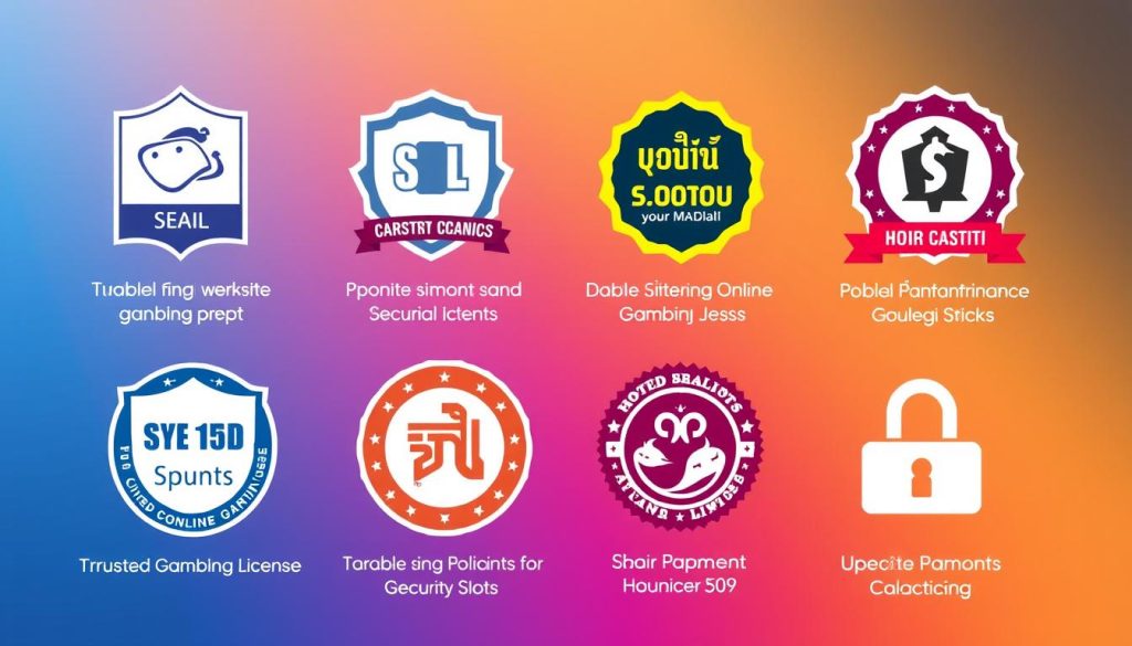สัญลักษณ์ความปลอดภัยและการรับรองสำหรับเว็บสล็อตออนไลน์ที่น่าเชื่อถือ