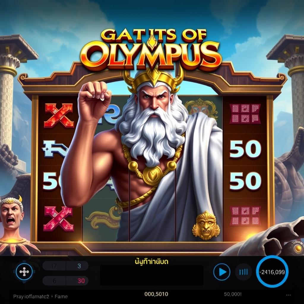 เกมสล็อต Gates of Olympus จาก Pragmatic Play ที่ได้รับความนิยมในไทย