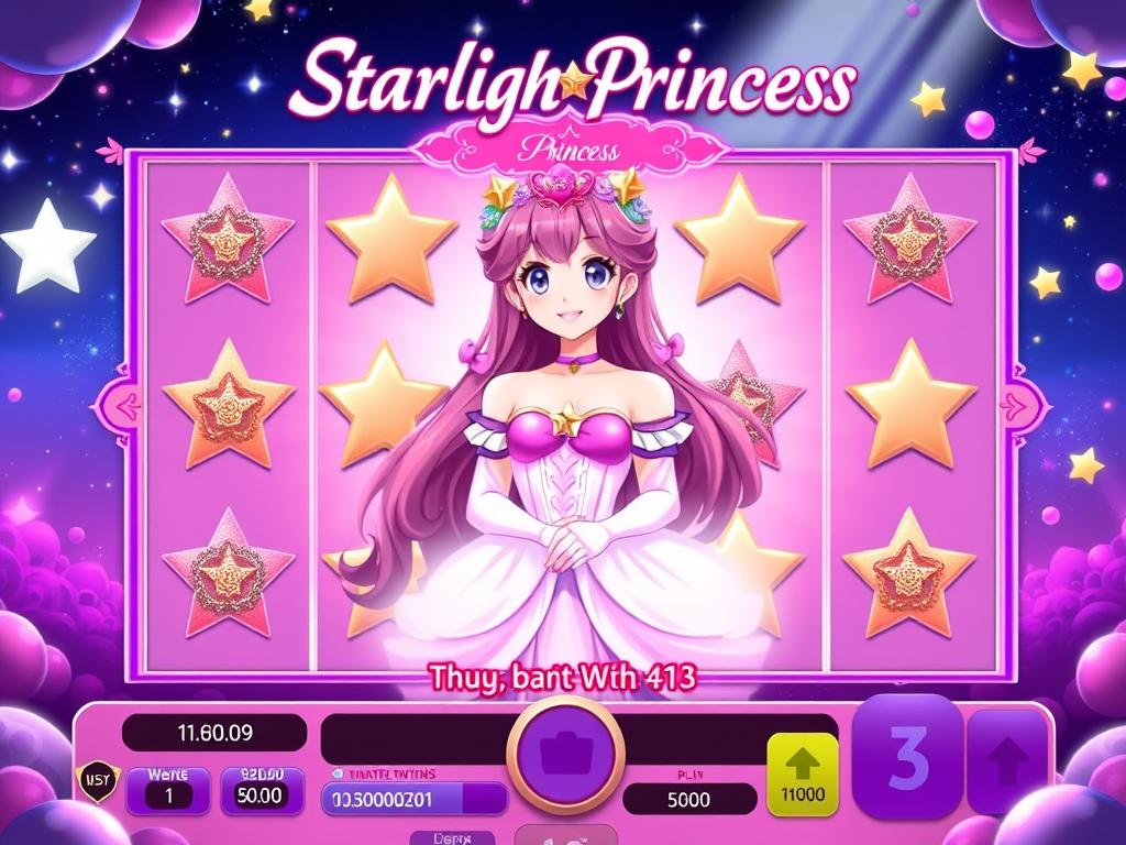 เกมสล็อต Starlight Princess ที่มีธีมเจ้าหญิงแห่งดวงดาว